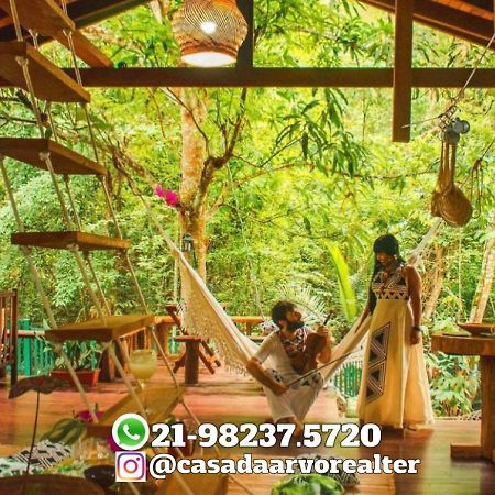 Casa Da Arvore, Sonho Na Amazonia, 2Min A Pe Da Praia Alter do Chão Luaran gambar