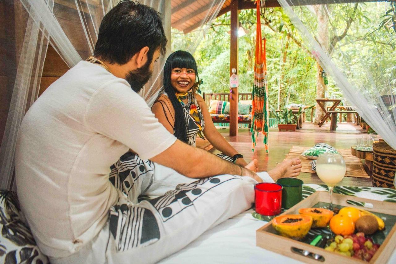 Casa Da Arvore, Sonho Na Amazonia, 2Min A Pe Da Praia Alter do Chão Luaran gambar