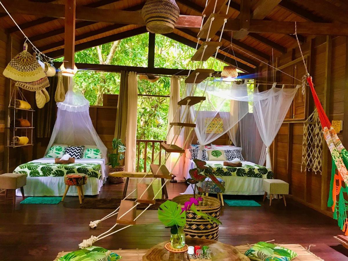 Casa Da Arvore, Sonho Na Amazonia, 2Min A Pe Da Praia Alter do Chão Luaran gambar