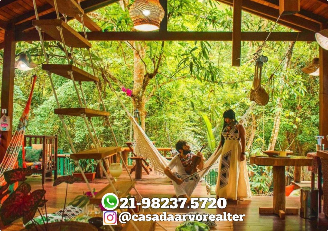 Casa Da Arvore, Sonho Na Amazonia, 2Min A Pe Da Praia Alter do Chão Luaran gambar