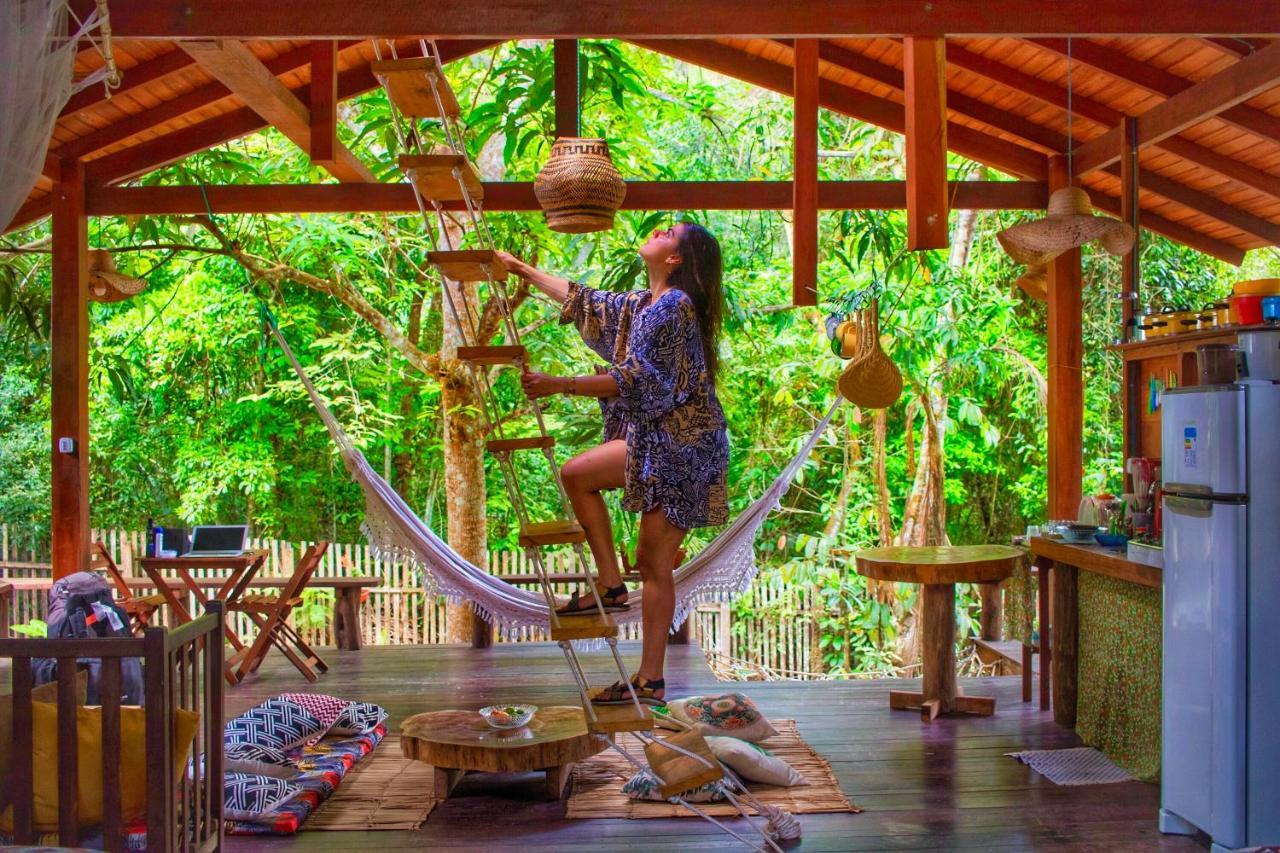 Casa Da Arvore, Sonho Na Amazonia, 2Min A Pe Da Praia Alter do Chão Luaran gambar
